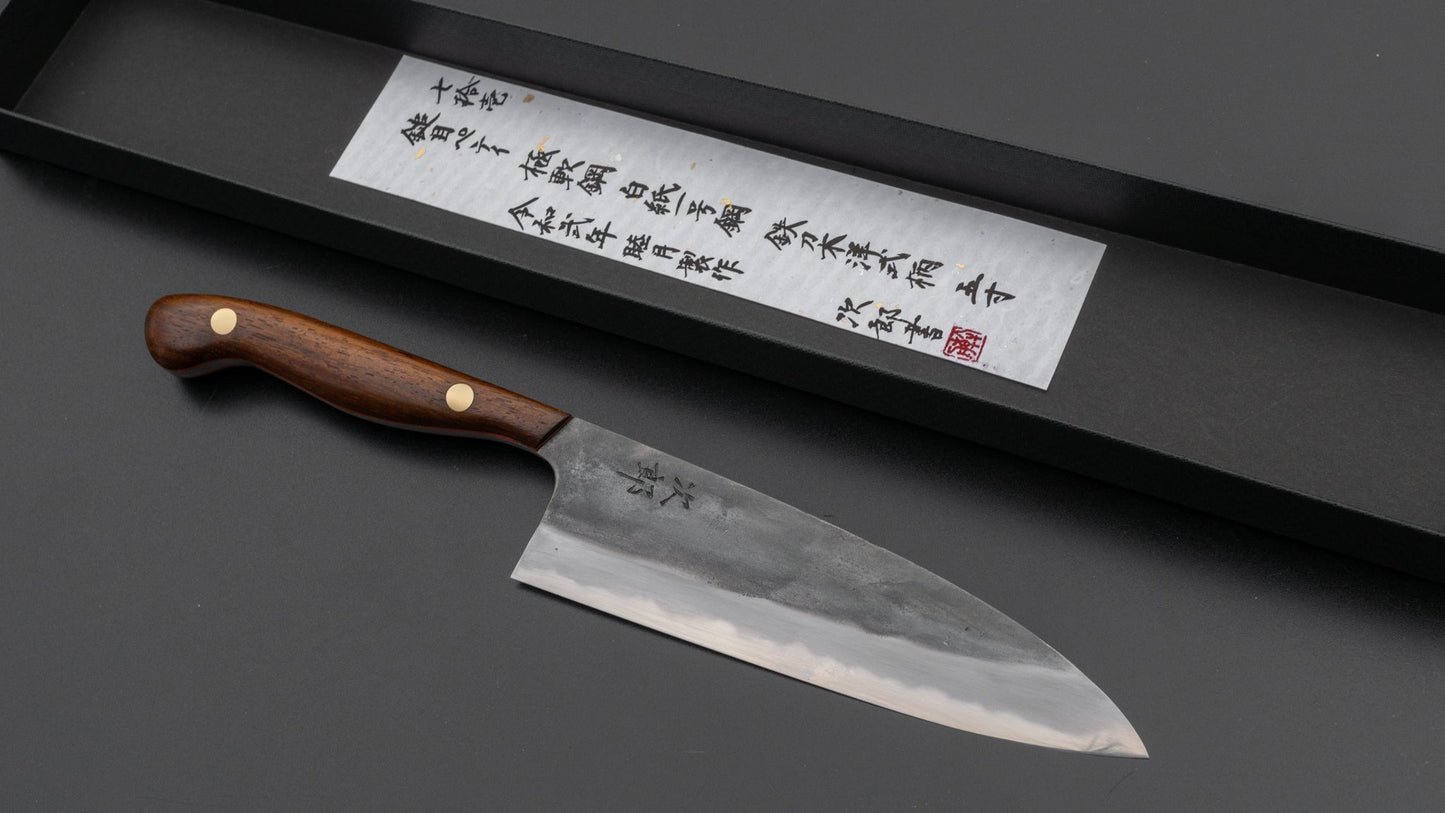 Jiro Tsuchime Yo Petty 150mm Tagayasan Handle (#071) | HITOHIRA