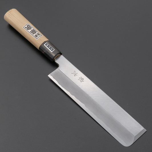 Morihei Munetsugu White #2 Usuba 180mm Ho Wood Handle | HITOHIRA