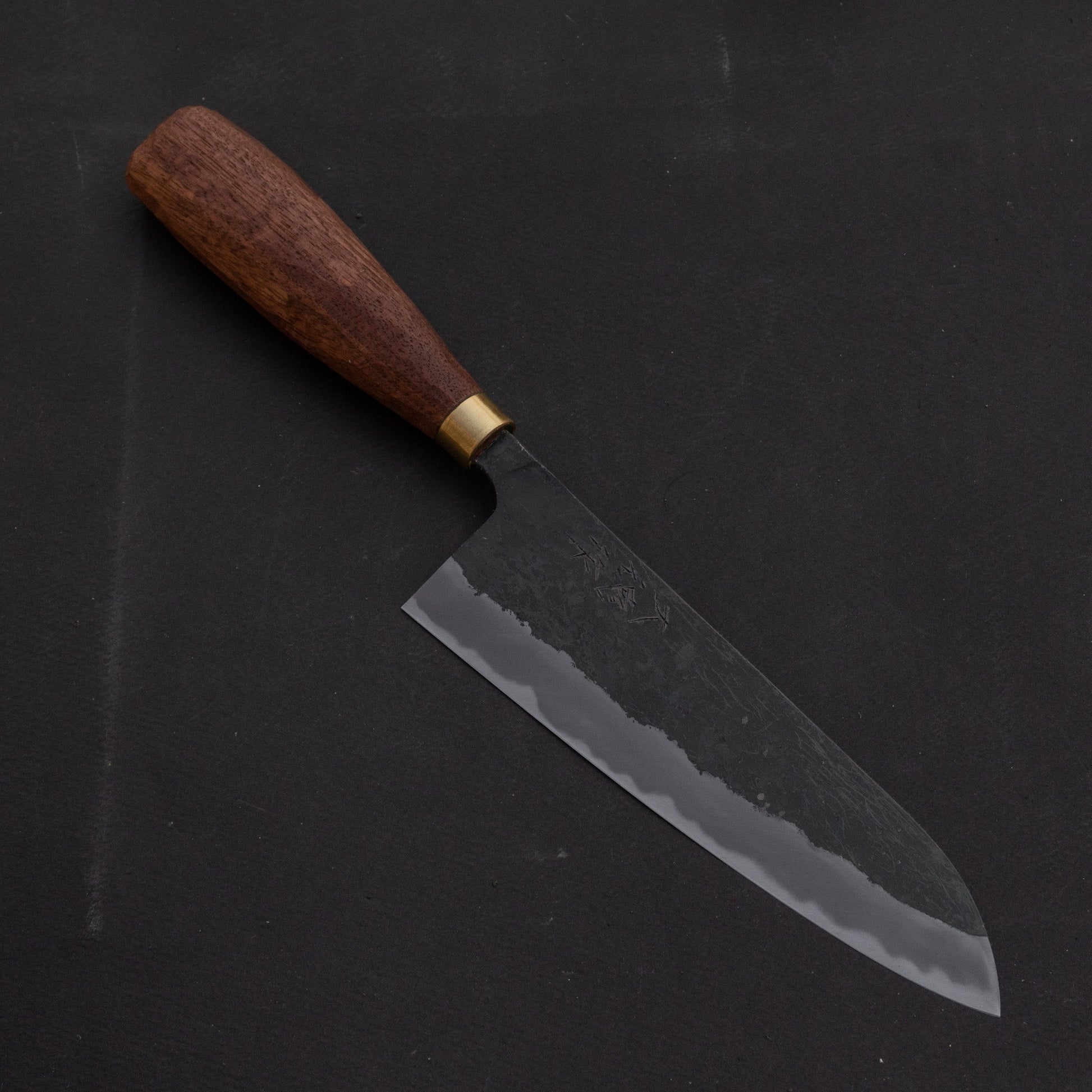 Daitoku Blue #2 Santoku 165mm Walnut Handle - HITOHIRA