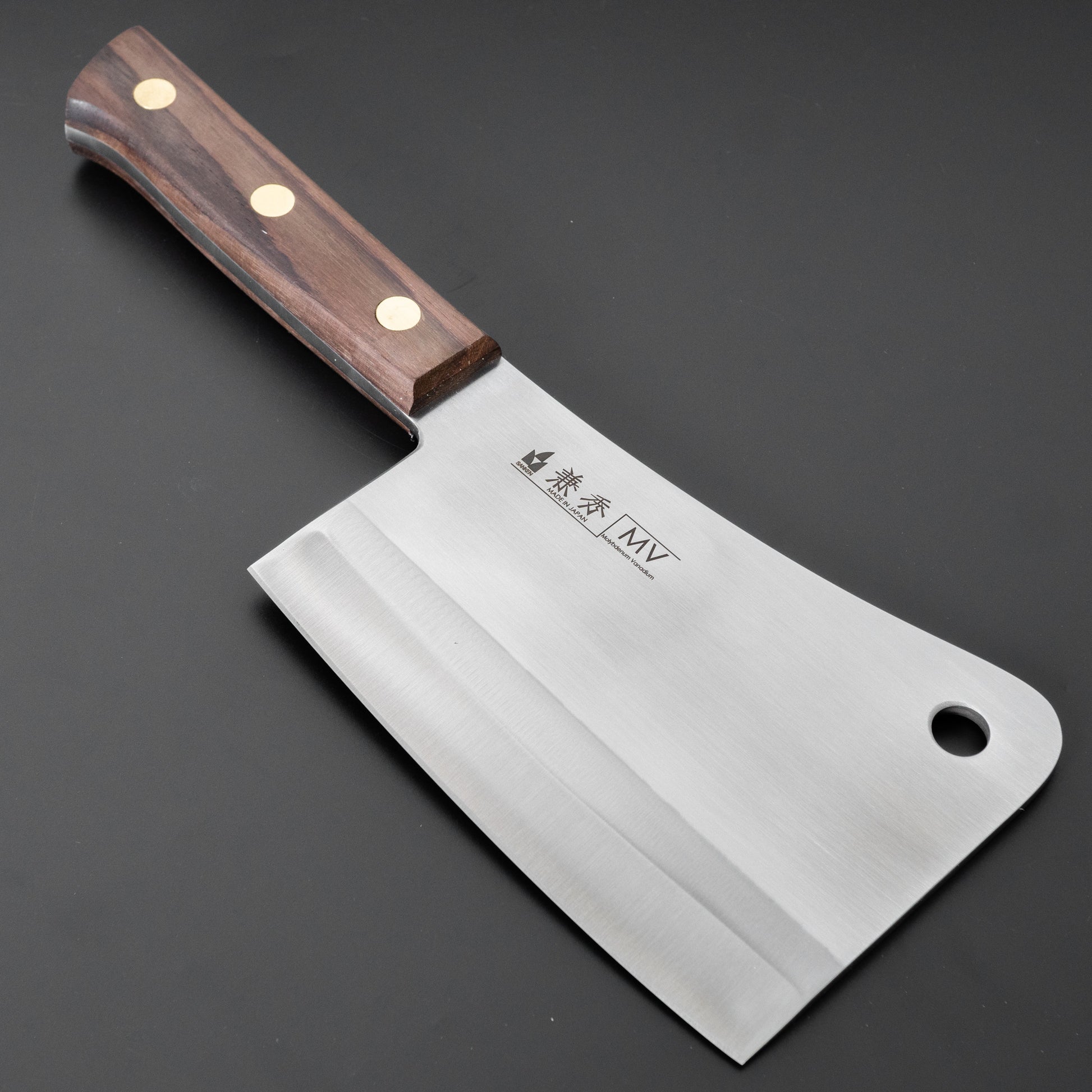 Kanehide MV Chopper 160mm Rosewood Handle - HITOHIRA