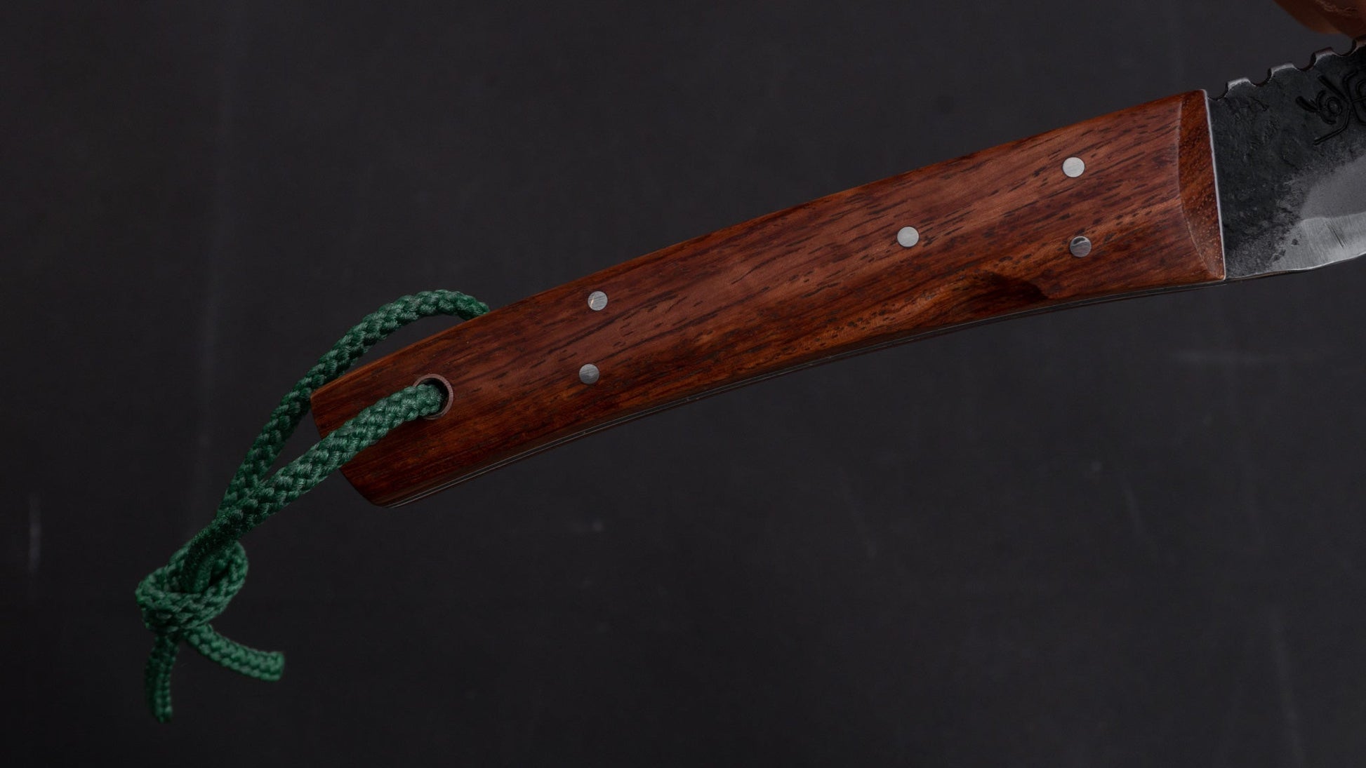 Fukuta Blue #2 Hunting Fixed Blade 90mm Rosewood Handle | HITOHIRA