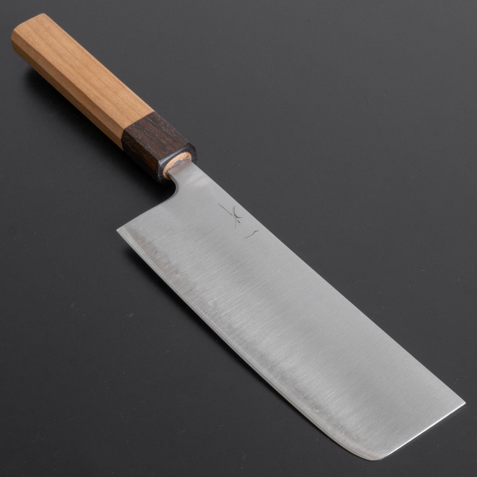 Hitohira Futana SB Migaki Nakiri 165mm Cherry Wood Handle - HITOHIRA