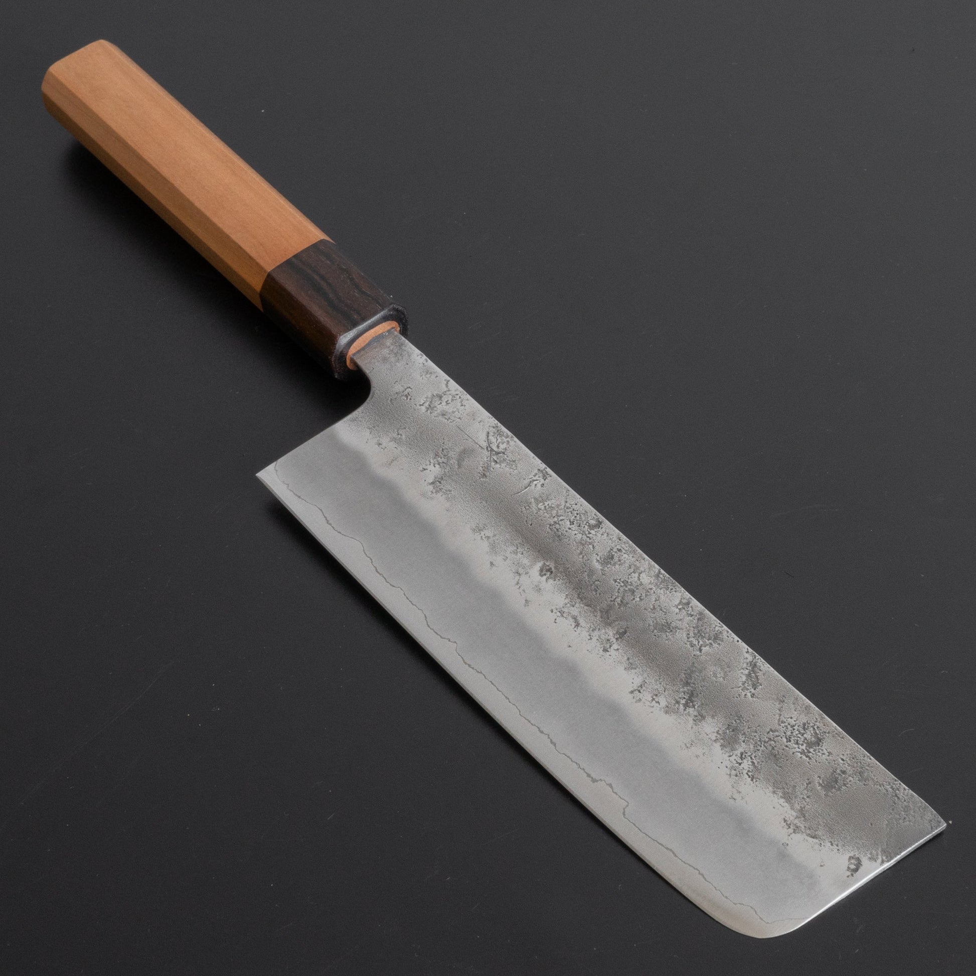 Hitohira Futana S3 Nashiji Nakiri 165mm Cherry Wood Handle - HITOHIRA