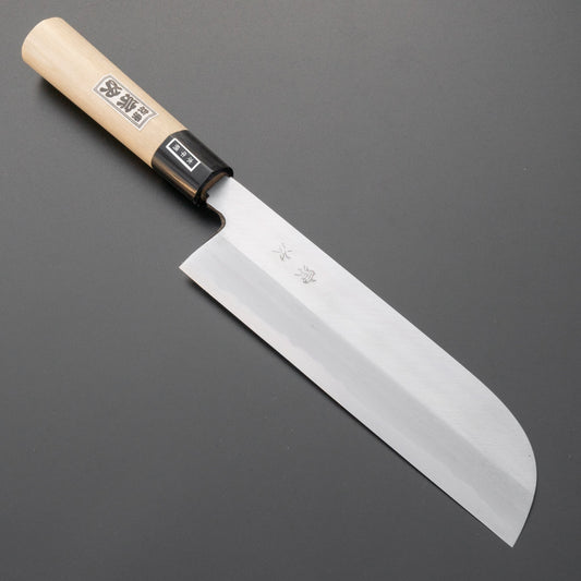 Morihei Munetsugu White #2 Kamagata Usuba 225mm Ho Wood Handle | HITOHIRA