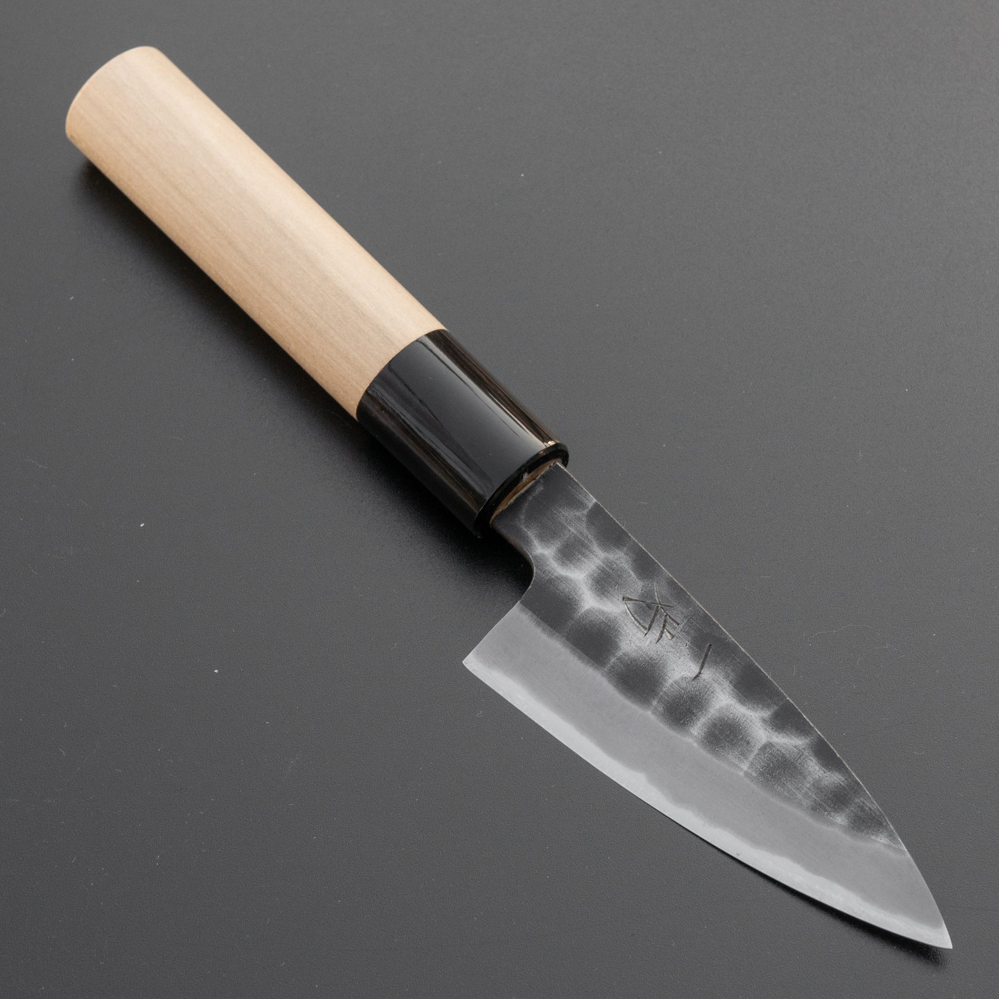 Hitohira Hinode Tsuchime White #2 Paring 90mm Ho Wood Handle - HITOHIRA