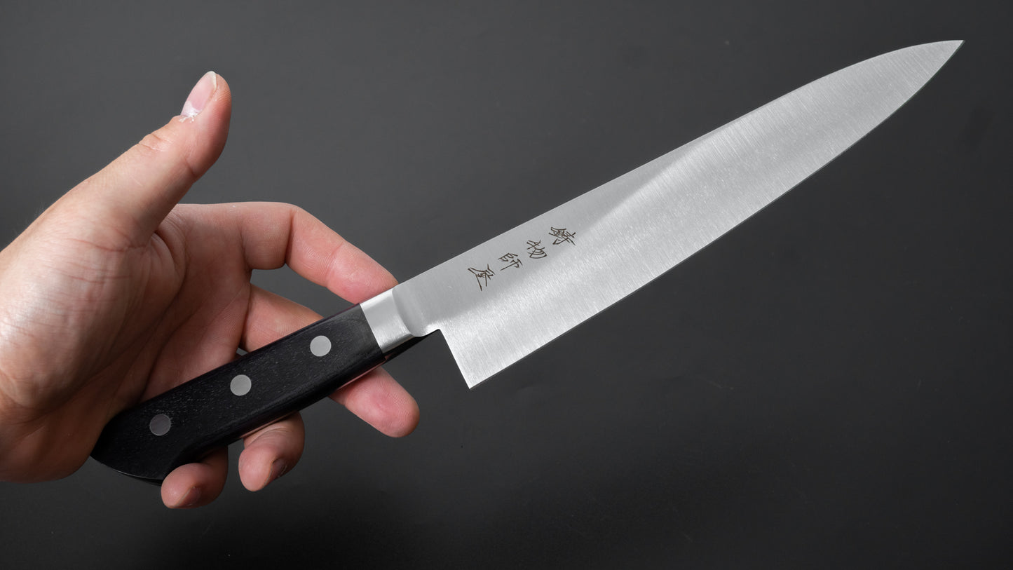 Hitohira Imojiya KF Stainless Gyuto 210mm Pakka Handle - HITOHIRA