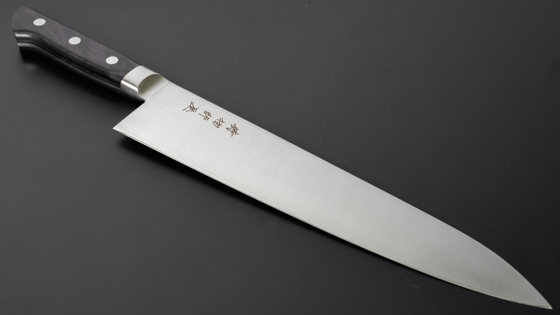 Hitohira Imojiya KF Stainless Gyuto 270mm Pakka Handle - HITOHIRA