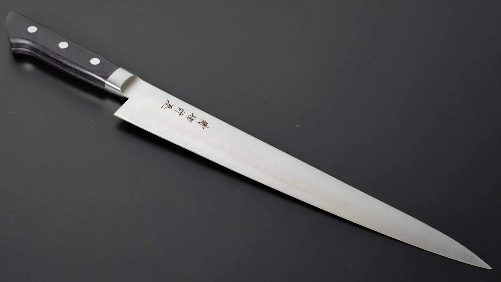 Hitohira Imojiya KF Stainless Sujihiki 270mm Pakka Handle - HITOHIRA