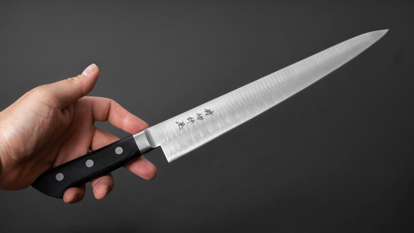 Hitohira Imojiya KF Stainless Sujihiki 270mm Pakka Handle - HITOHIRA