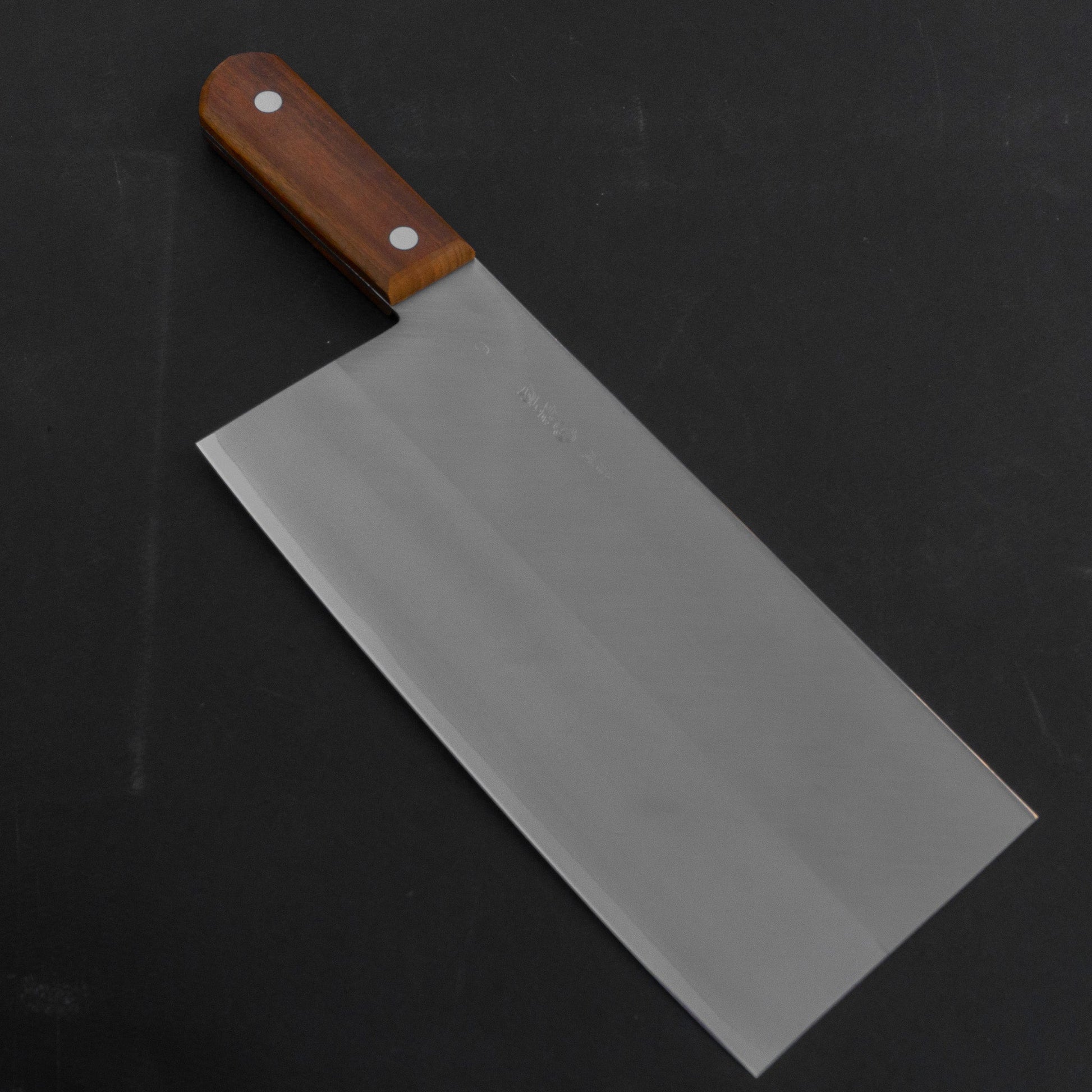 Tsubaya Molybdenum Chinese Cleaver 225mm Rosewood Handle (#6) | HITOHIRA