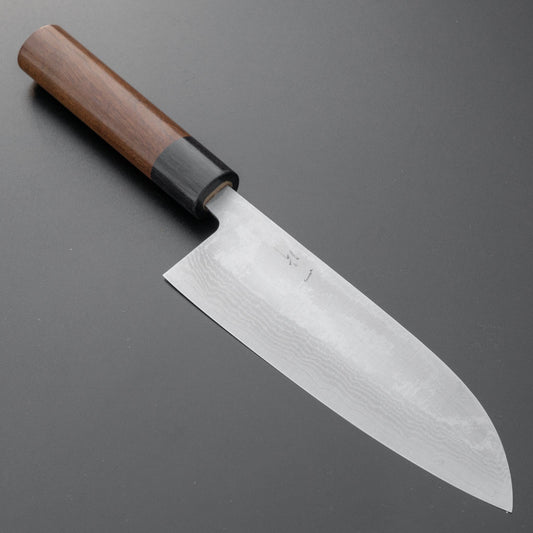 Hitohira Setsu Forged VG-10 Damascus Santoku 165mm Maple Handle | HITOHIRA