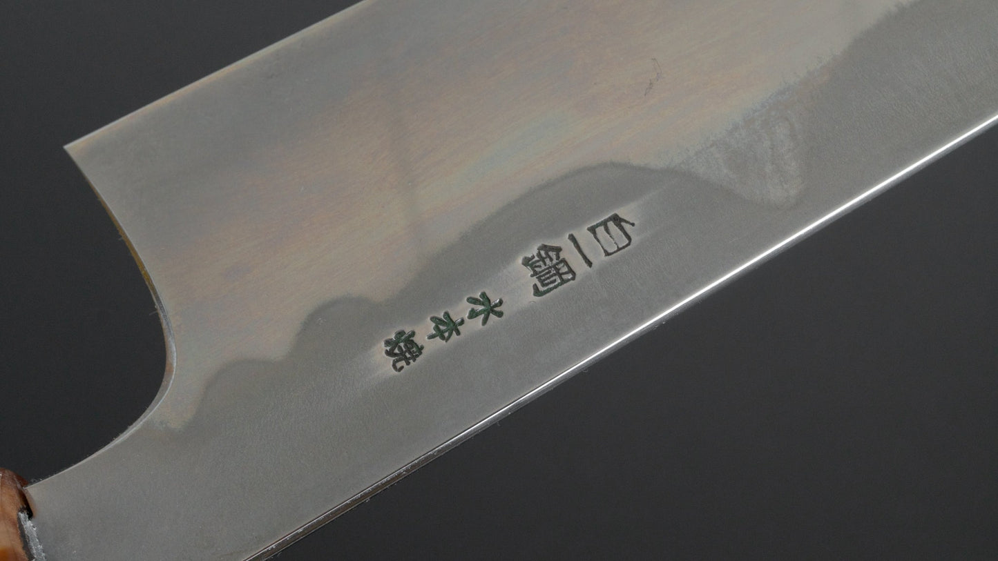 Hitohira Togashi Yohei White #1 Fuji Mizu Honyaki Gyuto 240mm Ziricote Handle (#029/ Saya) - HITOHIRA