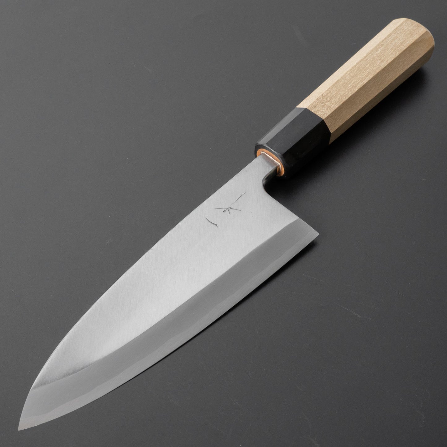 Hitohira Kikuchiyo Manzo White #3 Left-Handed Deba 165mm Ho Wood Handle - HITOHIRA