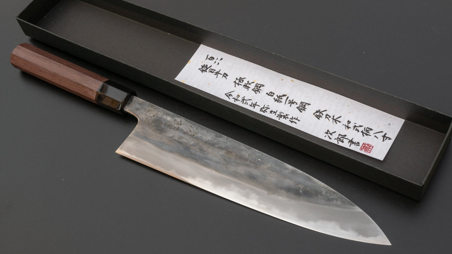 Jiro Tsuchime Wa Gyuto 240mm Taihei Tagayasan Handle (#104) | HITOHIRA