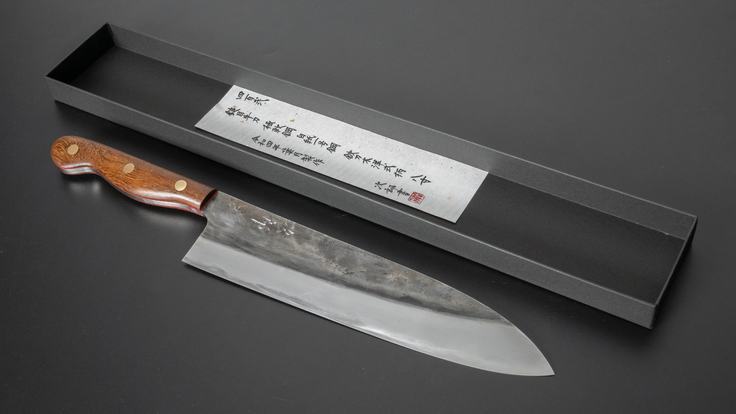 Jiro Tsuchime Yo Gyuto 240mm Tagayasan Handle (#402) - HITOHIRA