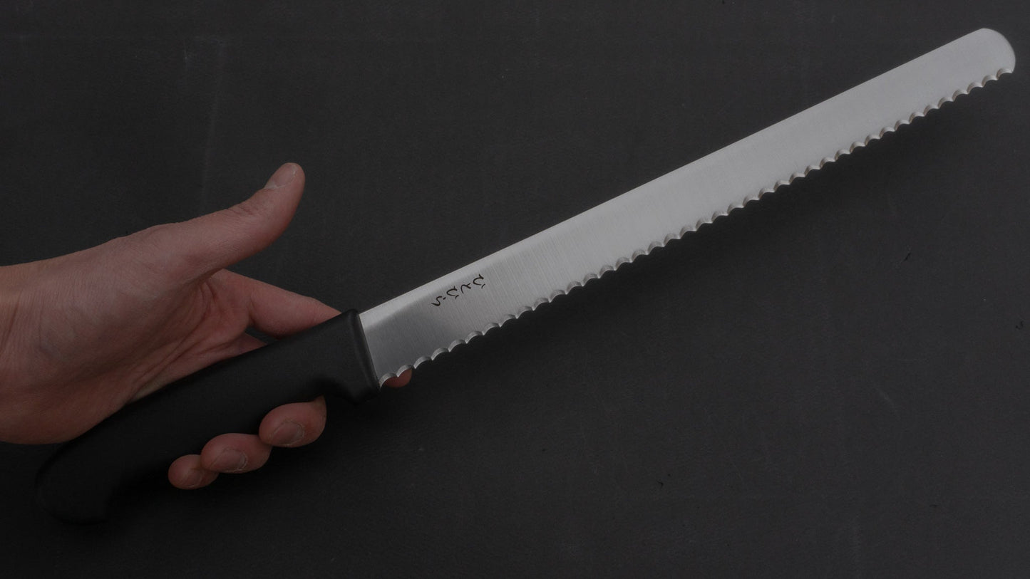Hitohira Hiragana Bread Knife 300mm Plastic Handle | HITOHIRA