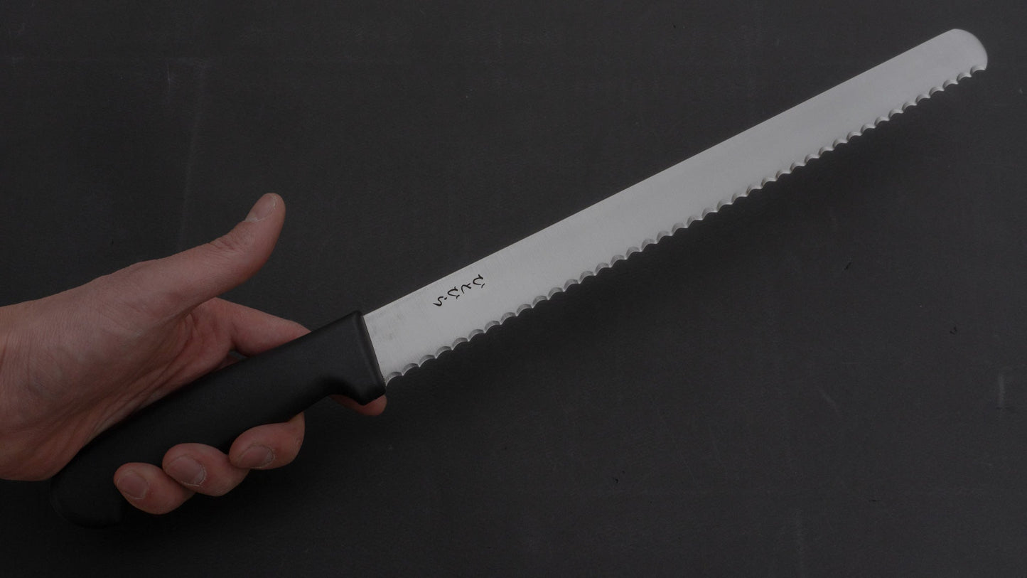Hitohira Hiragana Bread Knife 300mm Plastic Handle | HITOHIRA