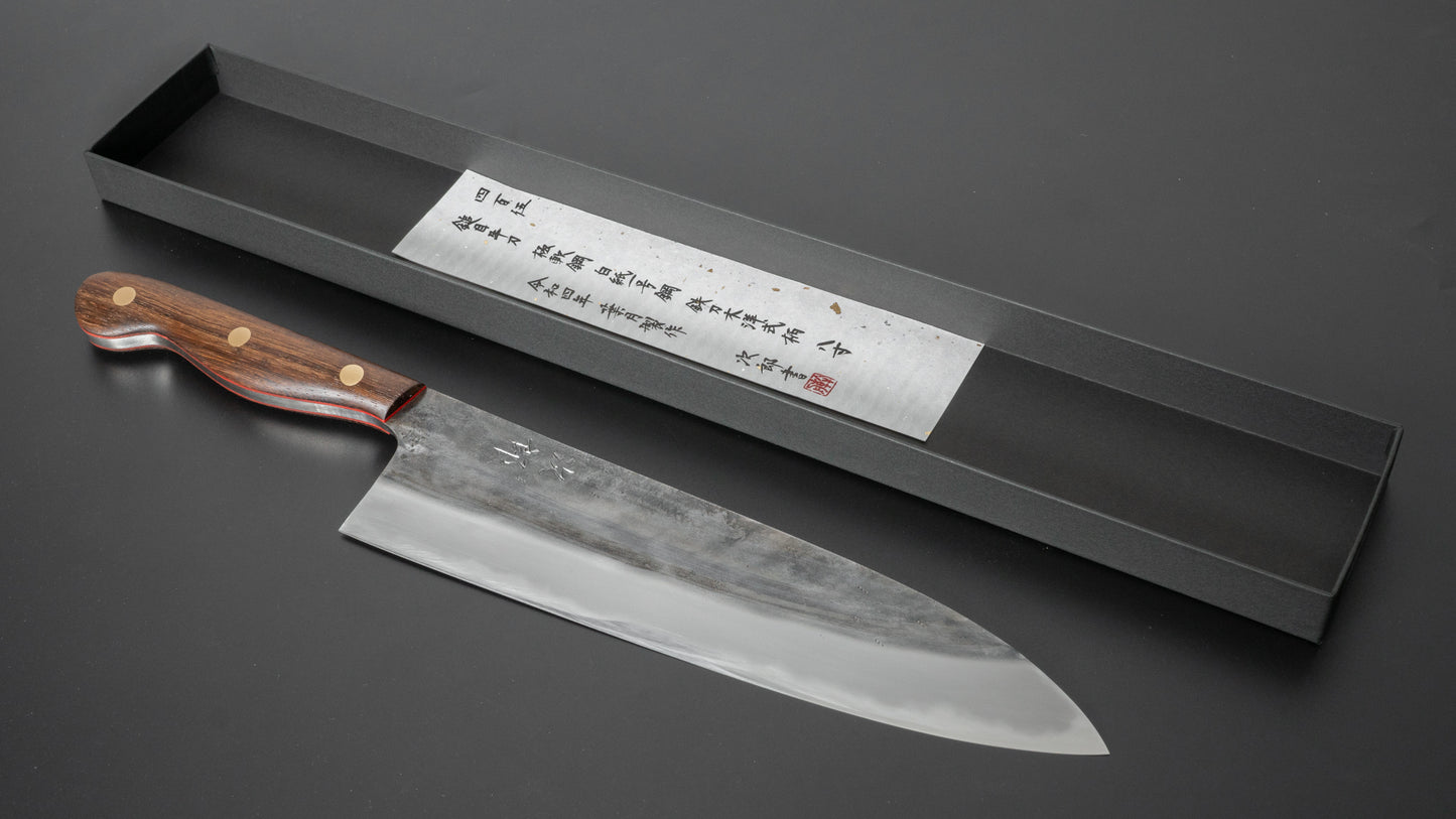 Jiro Tsuchime Yo Gyuto 240mm Tagayasan Handle (#405) - HITOHIRA