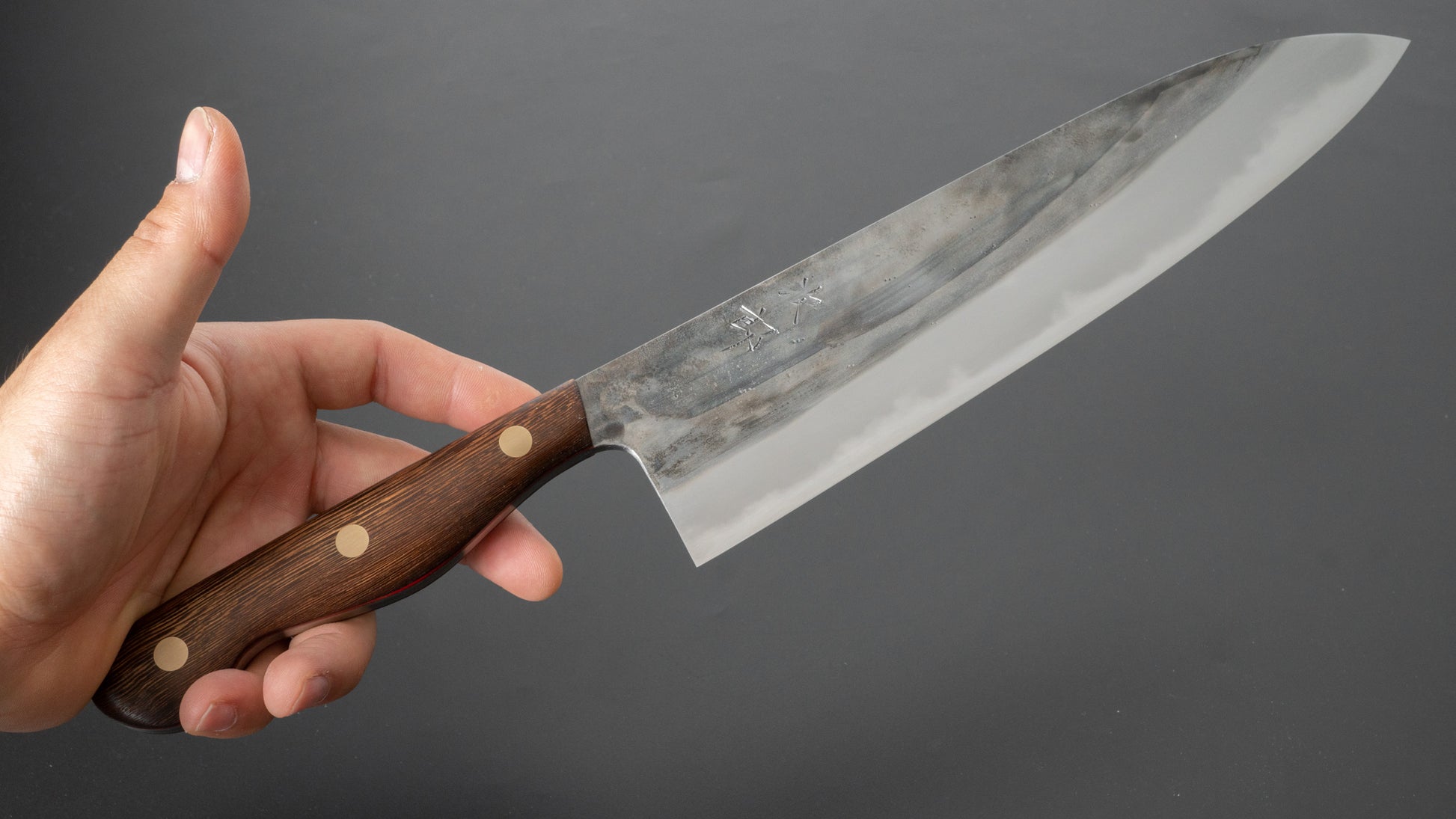 Jiro Tsuchime Yo Gyuto 240mm Tagayasan Handle (#407) - HITOHIRA