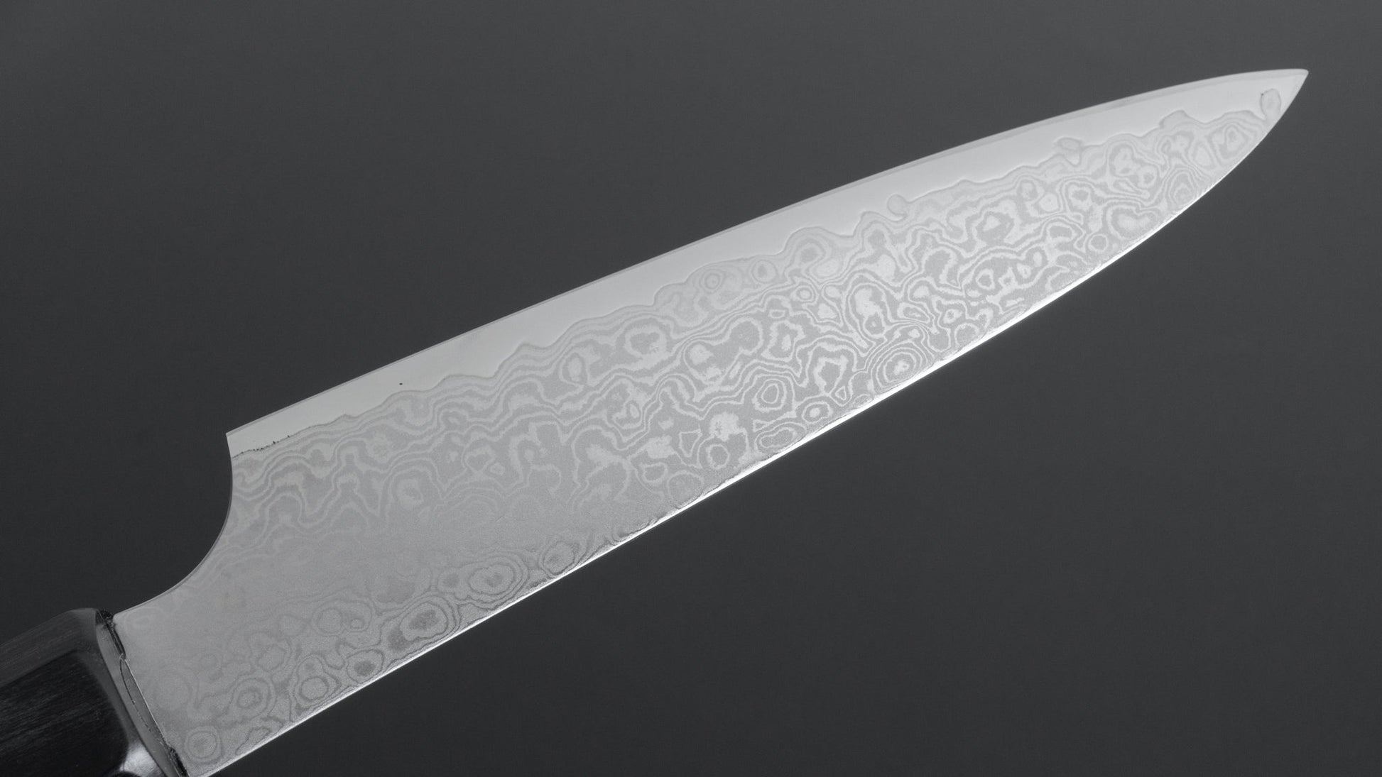 Hitohira Imojiya TH Damascus Petty 120mm Pakka Handle (Gray) - HITOHIRA