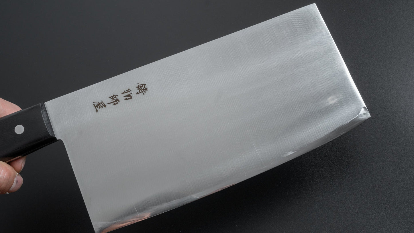 Hitohira Imojiya TH Stainless Chinese Cleaver 220mm Pakka Handle - HITOHIRA