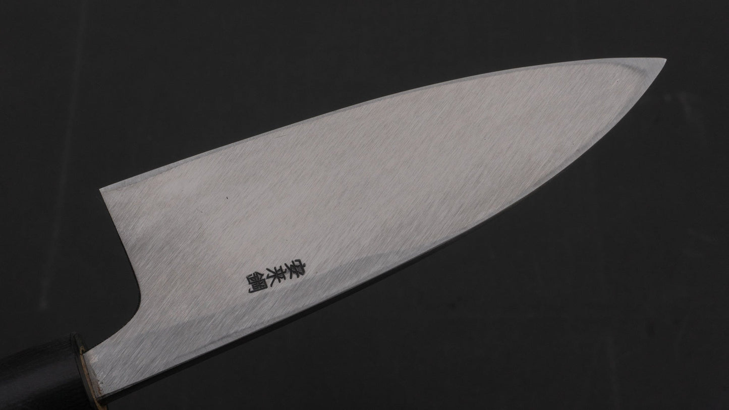 Morihei Munetsugu White #2 Deba 135mm Ho Wood Handle (Fine Finish) | HITOHIRA