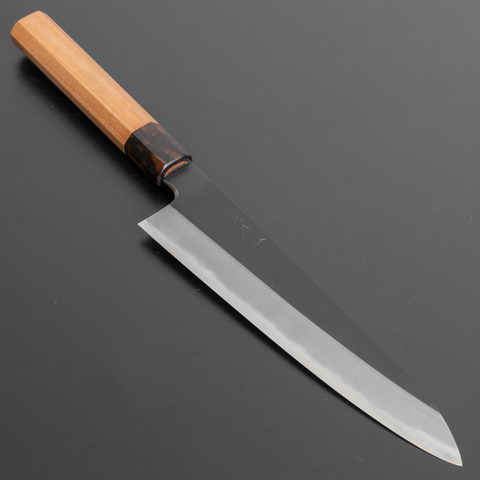 Hitohira Kikuchiyo Kyuzo White #2 Kurouchi Gyuto 210mm Cherry Wood Handle - HITOHIRA