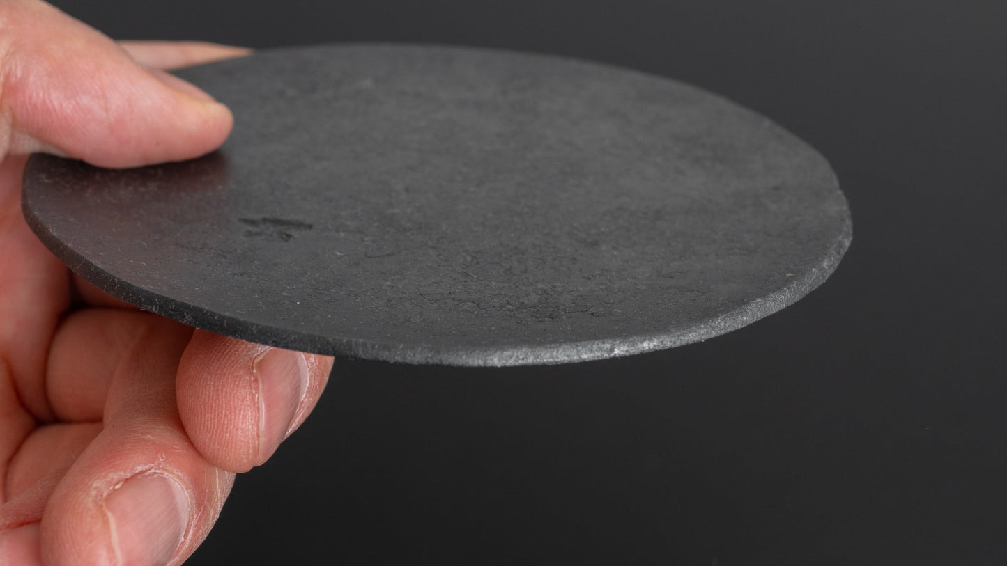 Kanatoko Hand Forged Iron Plate 100mm (With Wax) - HITOHIRA