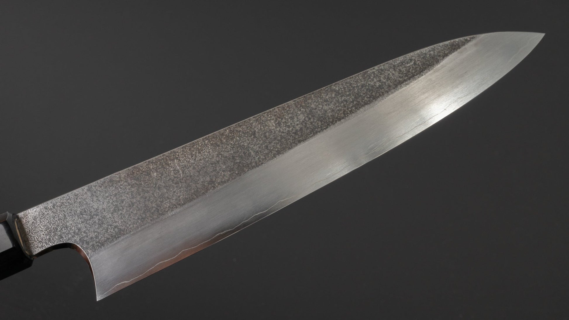 Hitohira Kikuchiyo Rikichi Kurouchi Silver #3 Gyuto 210mm Ho Wood Handle | HITOHIRA