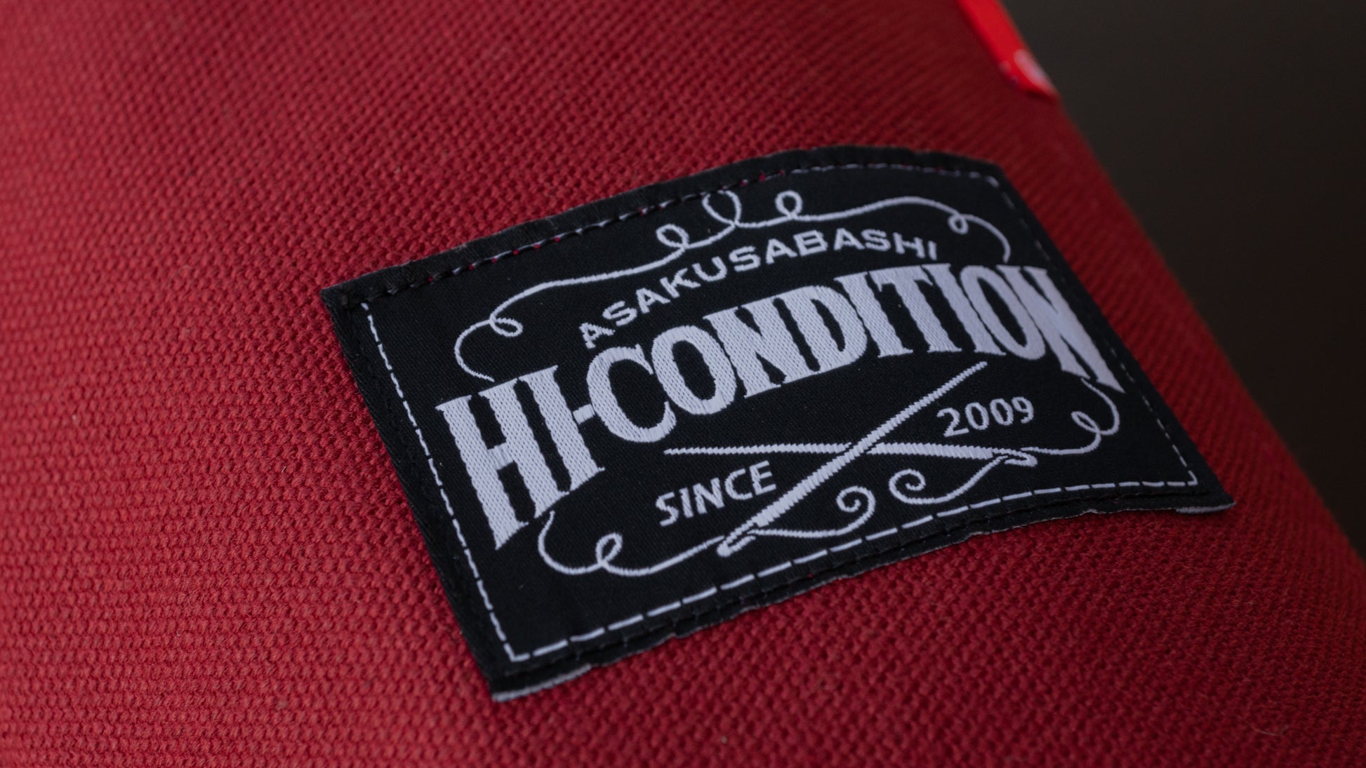 HI-CONDITION Hanpu Canvas 9 Pockets Knife Roll Deep Brick Red - HITOHIRA