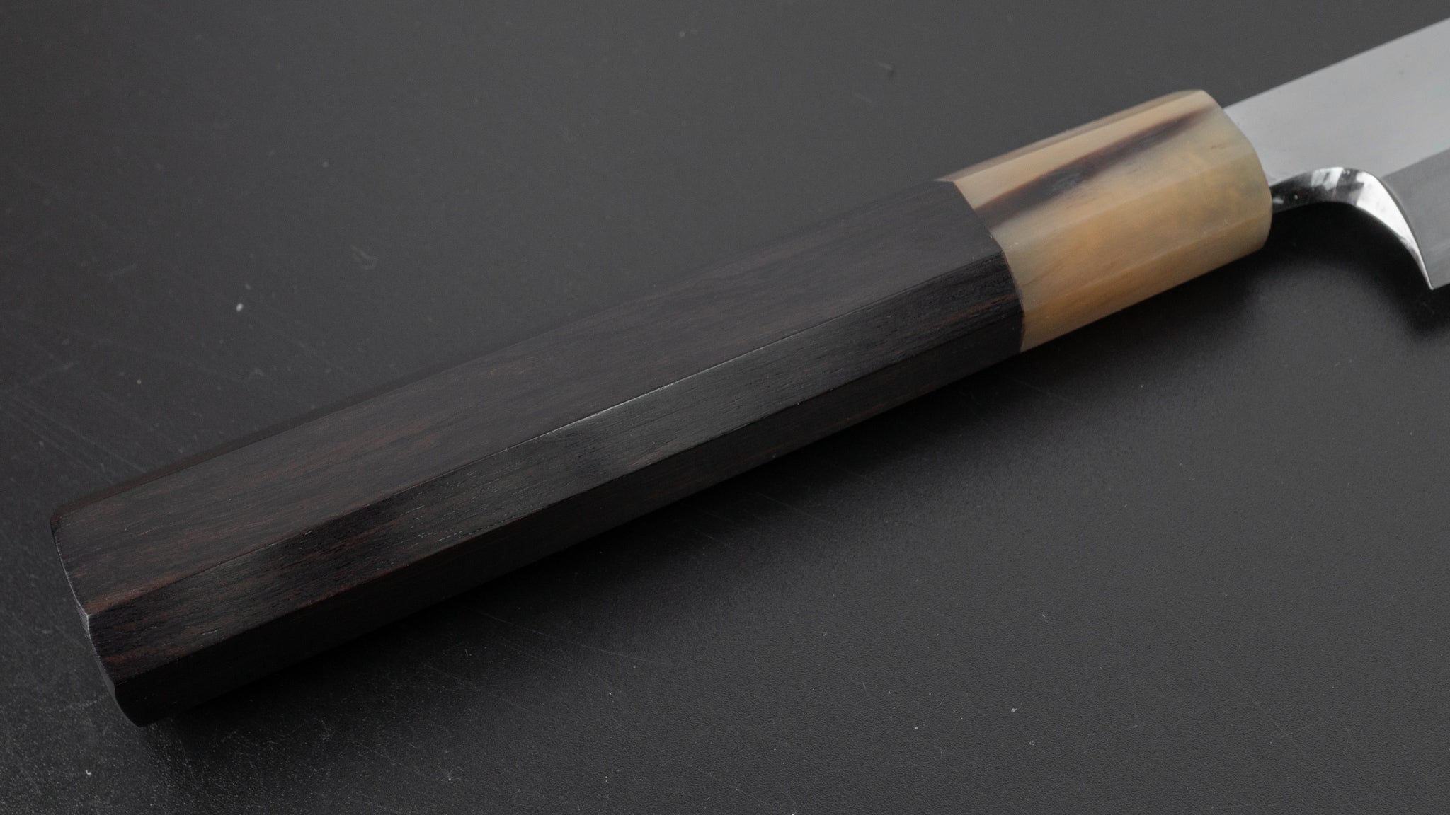 Hitohira Togashi White #1 Yanagi Sakimaru 300mm Ebony Handle