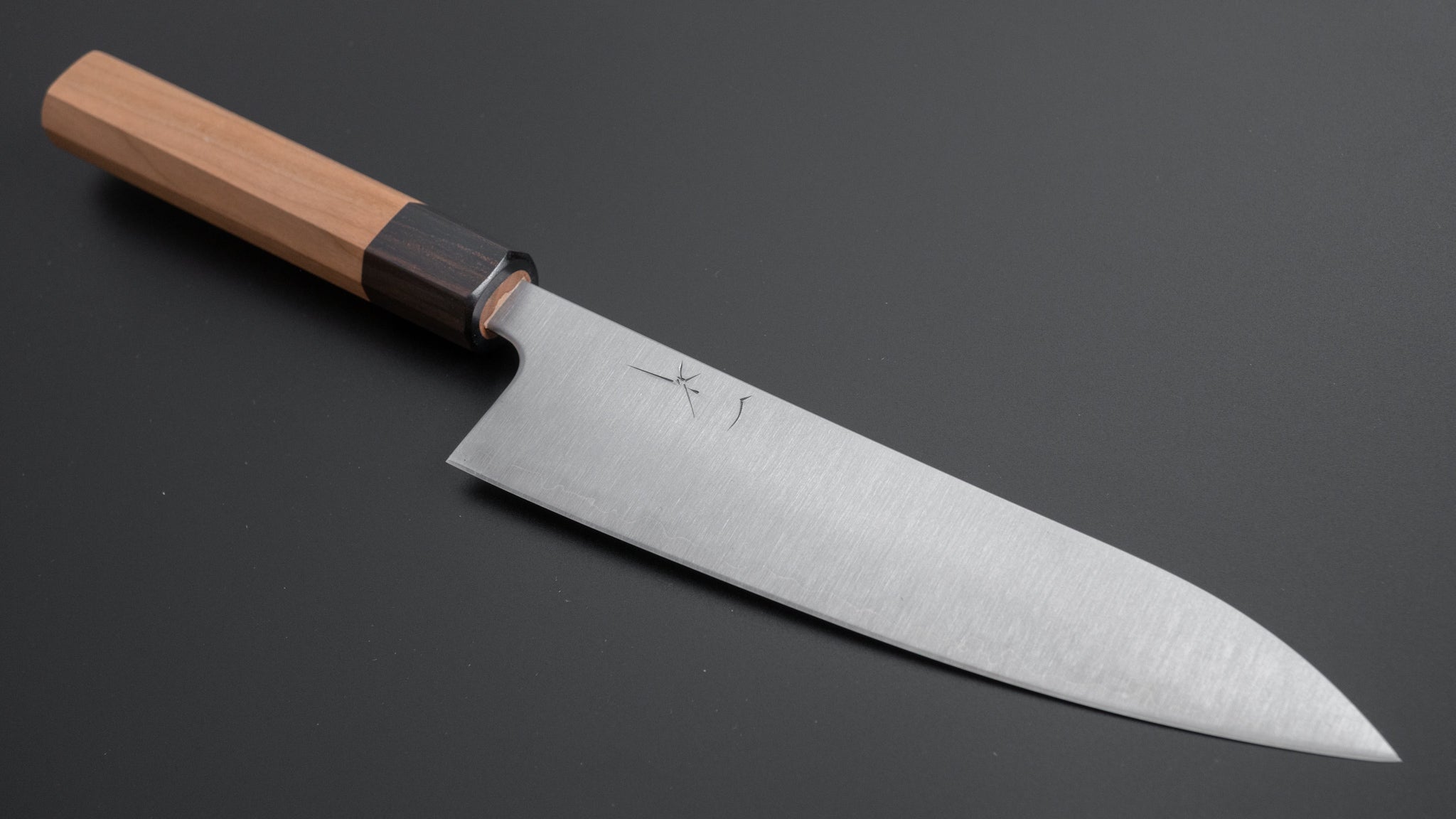 Hitohira Futana SB Migaki Gyuto 180mm Cherry Wood Handle