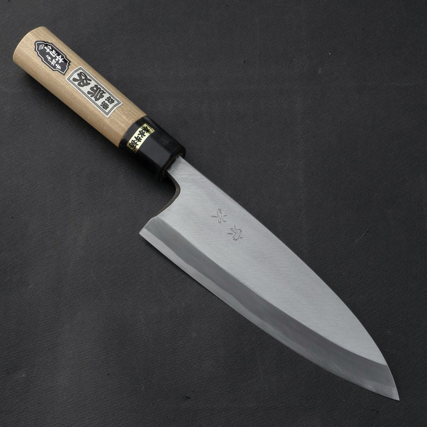 Morihei Munetsugu White #2 Deba 180mm Ho Wood Handle (Fine Finish) | HITOHIRA