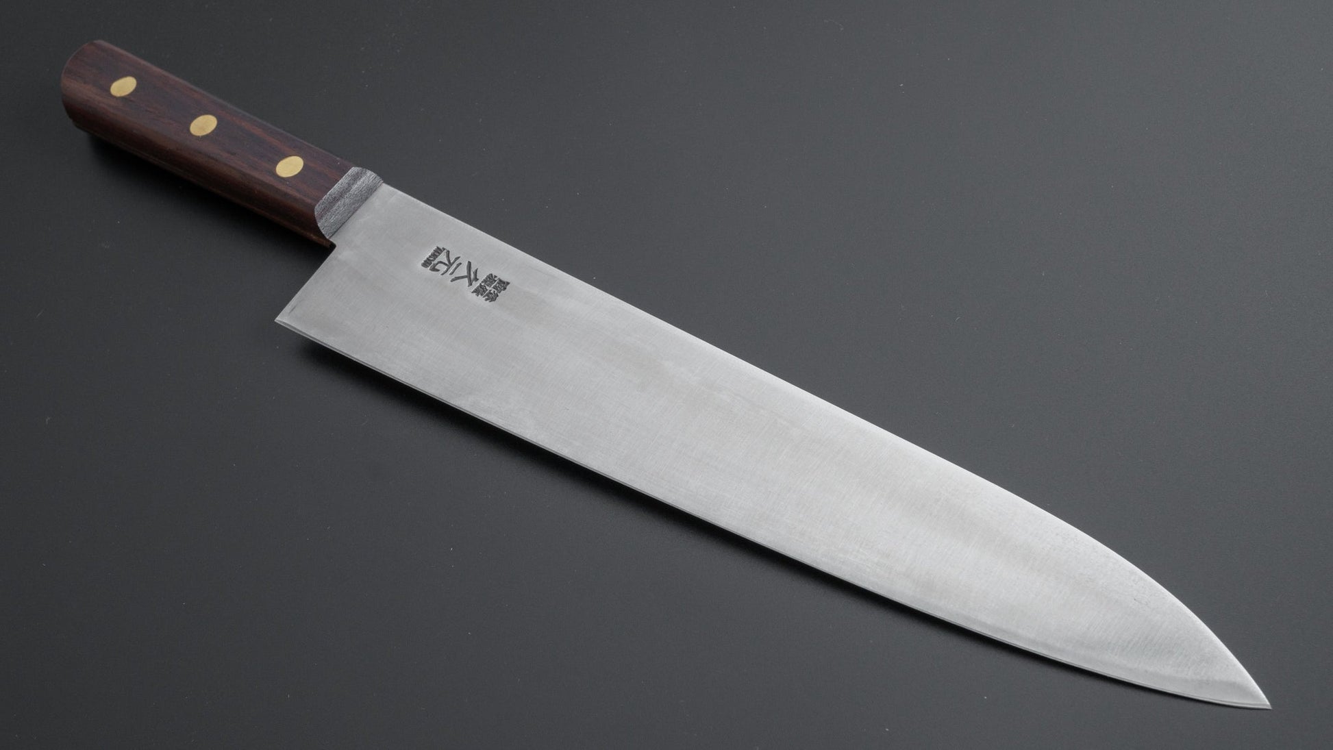 Morihei Hisamoto Vintage SK Gyuto 270mm Rosewood Handle (No Bolster) - HITOHIRA