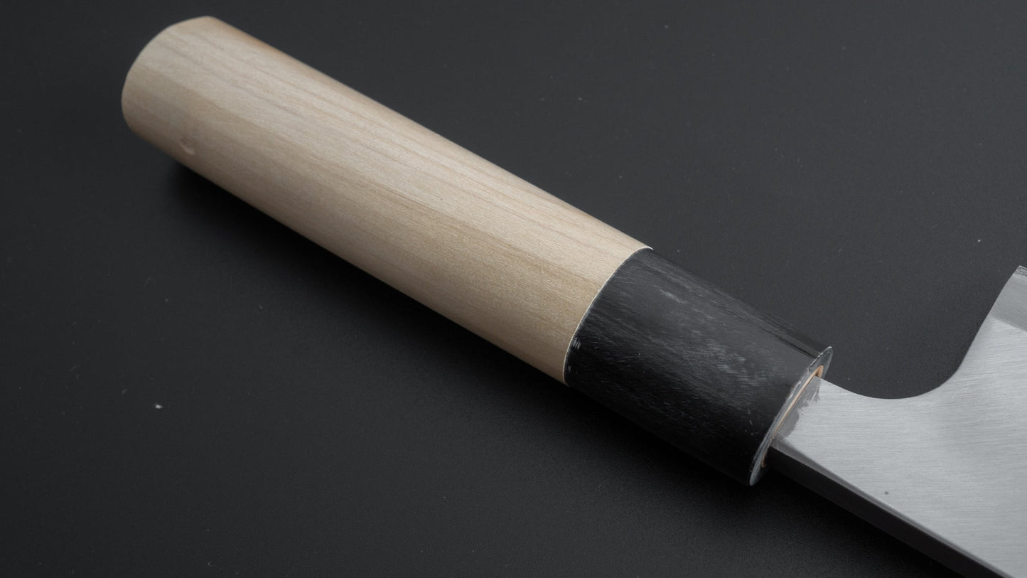 Mumei Stainless Left-Handed Deba 180mm Ho Wood Handle - HITOHIRA