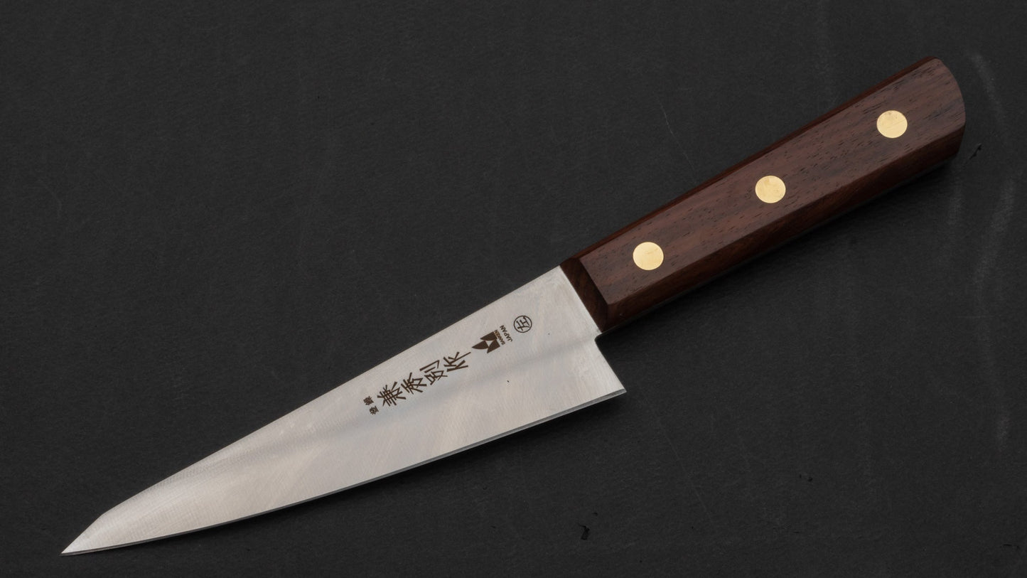 Kanehide Bessaku Left-Handed Honesuki Kaku 150mm Rosewood Handle - HITOHIRA