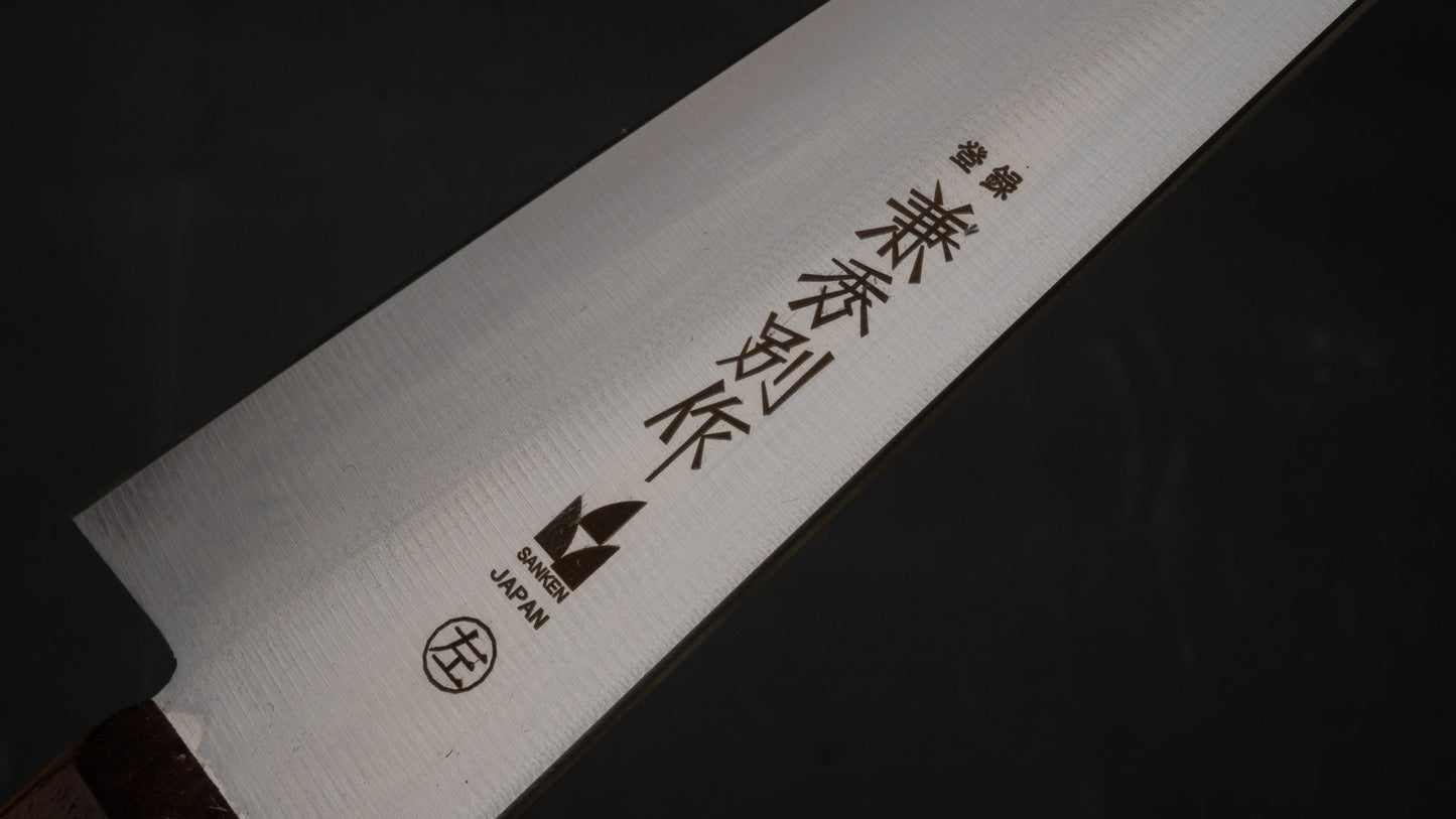 Kanehide Bessaku Left-Handed Honesuki Kaku 150mm Rosewood Handle - HITOHIRA