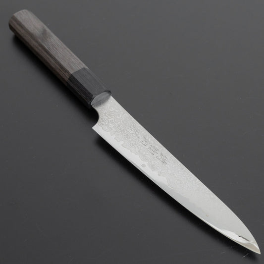 Hitohira Imojiya TH Damascus Petty 150mm Pakka Handle (Gray) - HITOHIRA