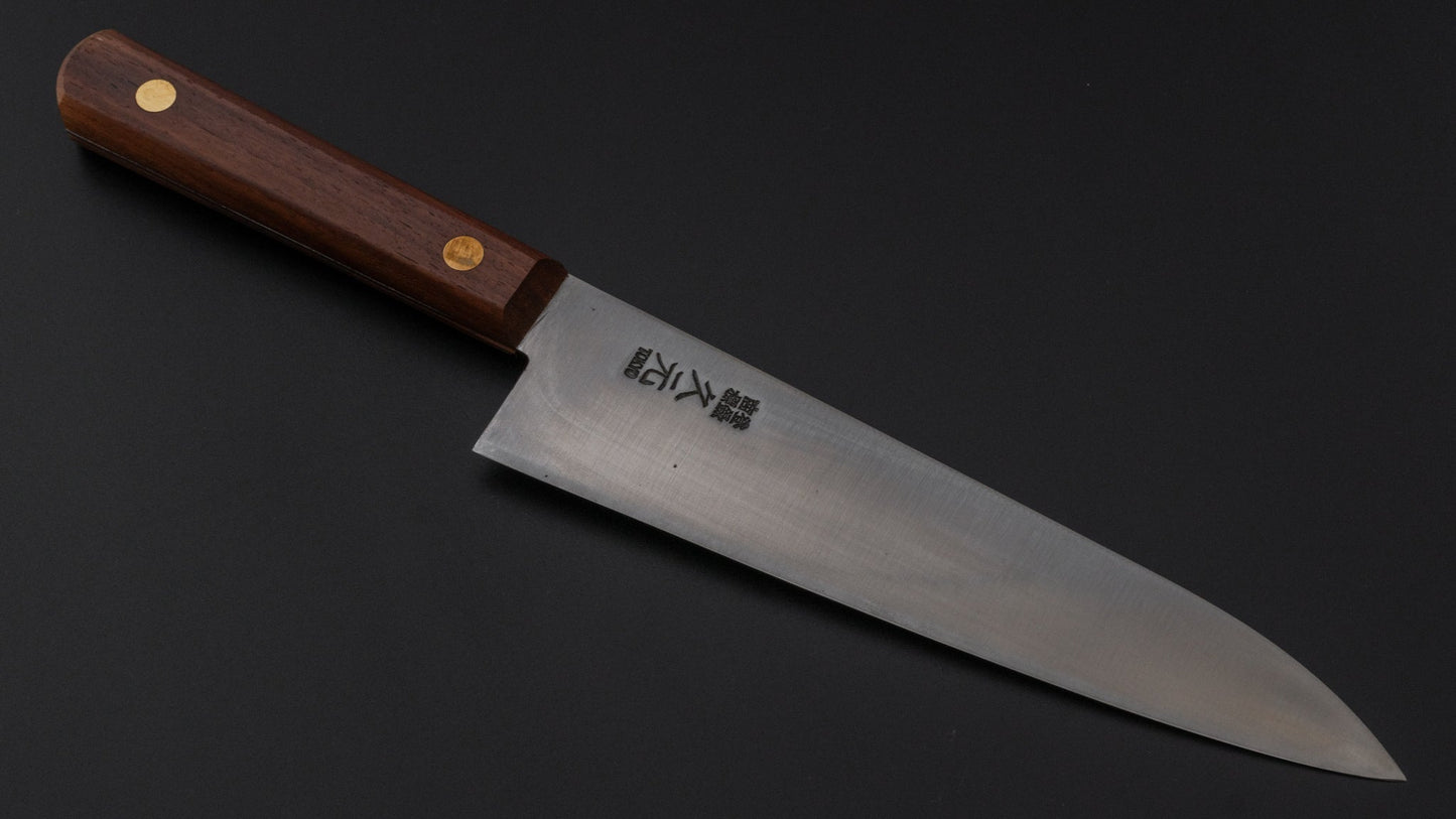 Morihei Hisamoto Vintage SK Gyuto 180mm Rosewood Handle (No Bolster) - HITOHIRA