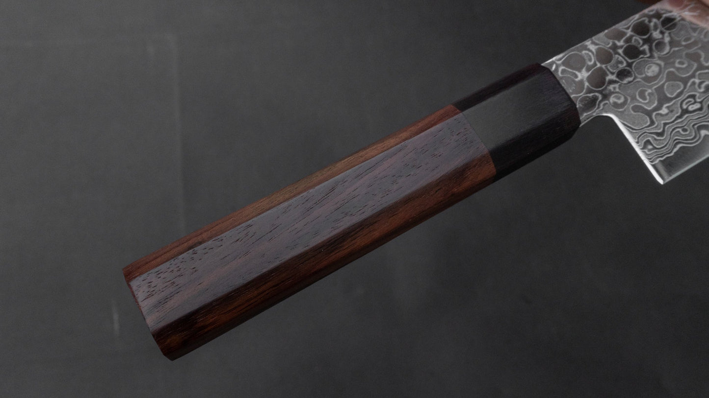 Hitohira HG Damascus Gyuto 210mm Rosewood Handle (Original Handle) | HITOHIRA