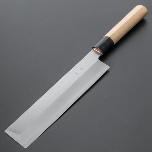 Hitohira Gorobei White #3 Left-Handed Usuba 210mm Ho Wood Handle (D-Shape) - HITOHIRA