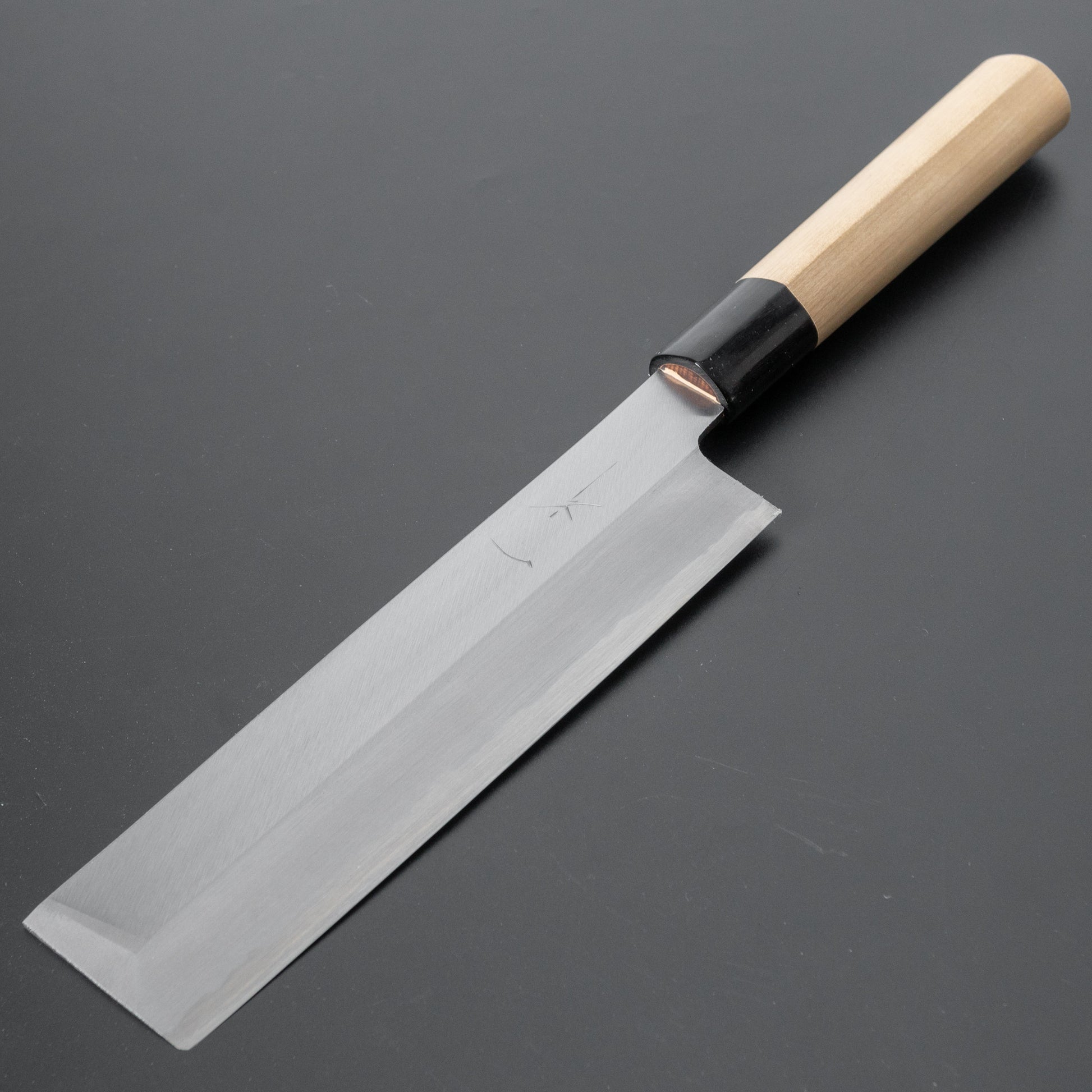 Hitohira Gorobei White #3 Left-Handed Usuba 195mm Ho Wood Handle (D-Shape) - HITOHIRA