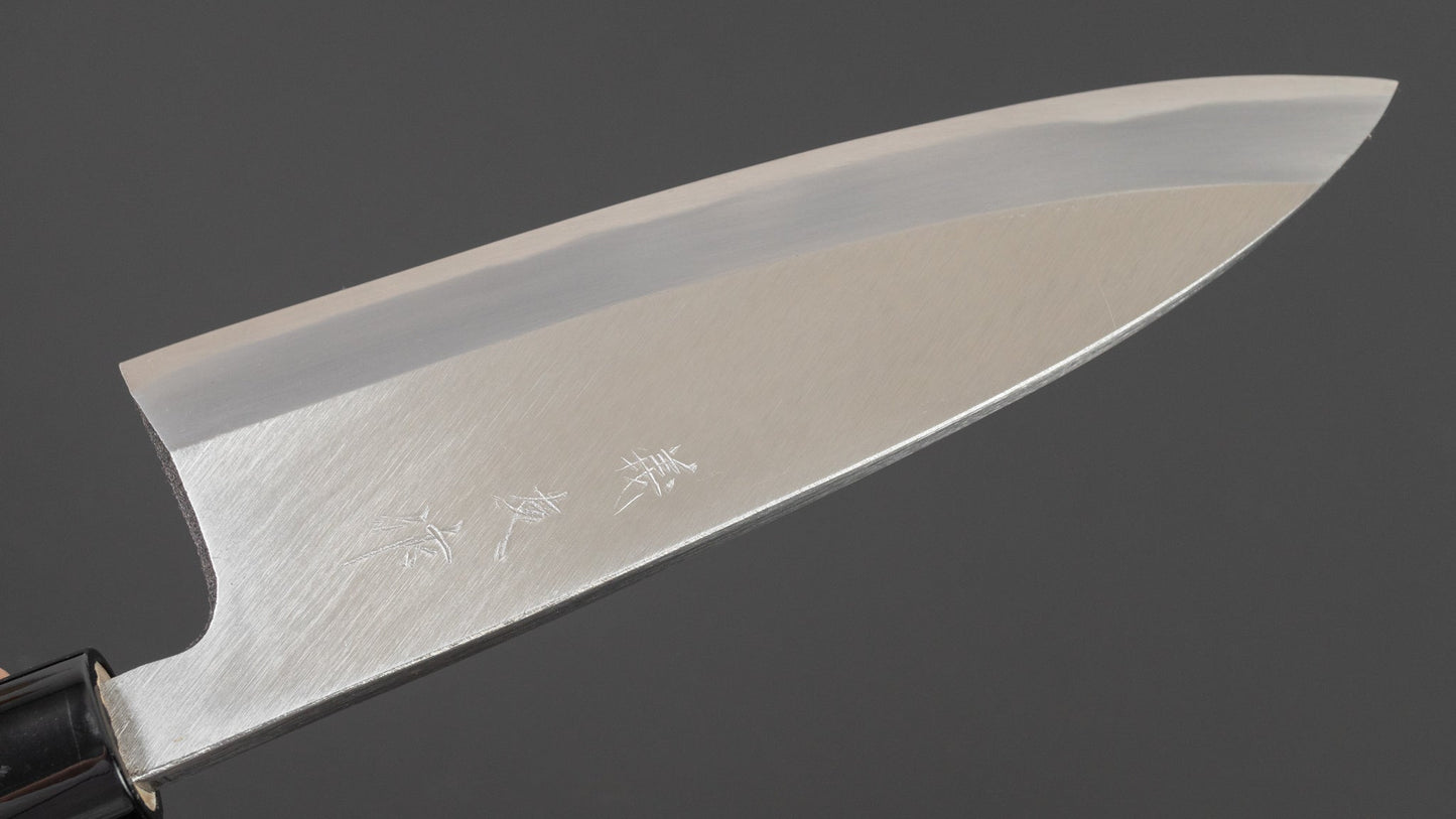 Morihei Yoshitomo Left-Handed Deba 165mm Poplar Handle | HITOHIRA