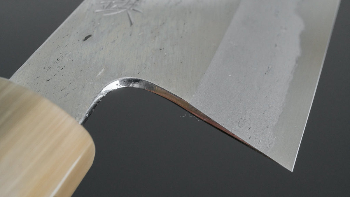 Hitohira Tanaka Kyuzo Blue #1 Watetsu Migaki Gyuto 240mm Taihei Makassar Ebony Handle (#001/ Saya) - HITOHIRA