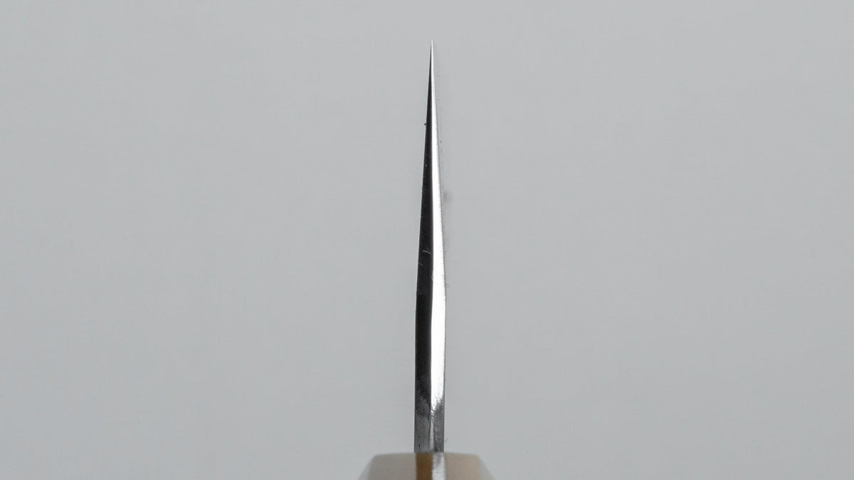 Hitohira Tanaka Kyuzo Blue #1 Watetsu Migaki Gyuto 240mm Taihei Makassar Ebony Handle (#001/ Saya) - HITOHIRA