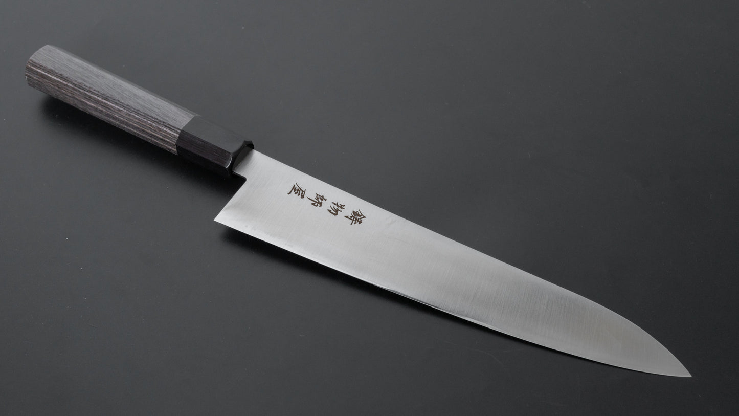 Hitohira Imojiya TH Stainless Gyuto 240mm Pakka Handle (Wa) - HITOHIRA