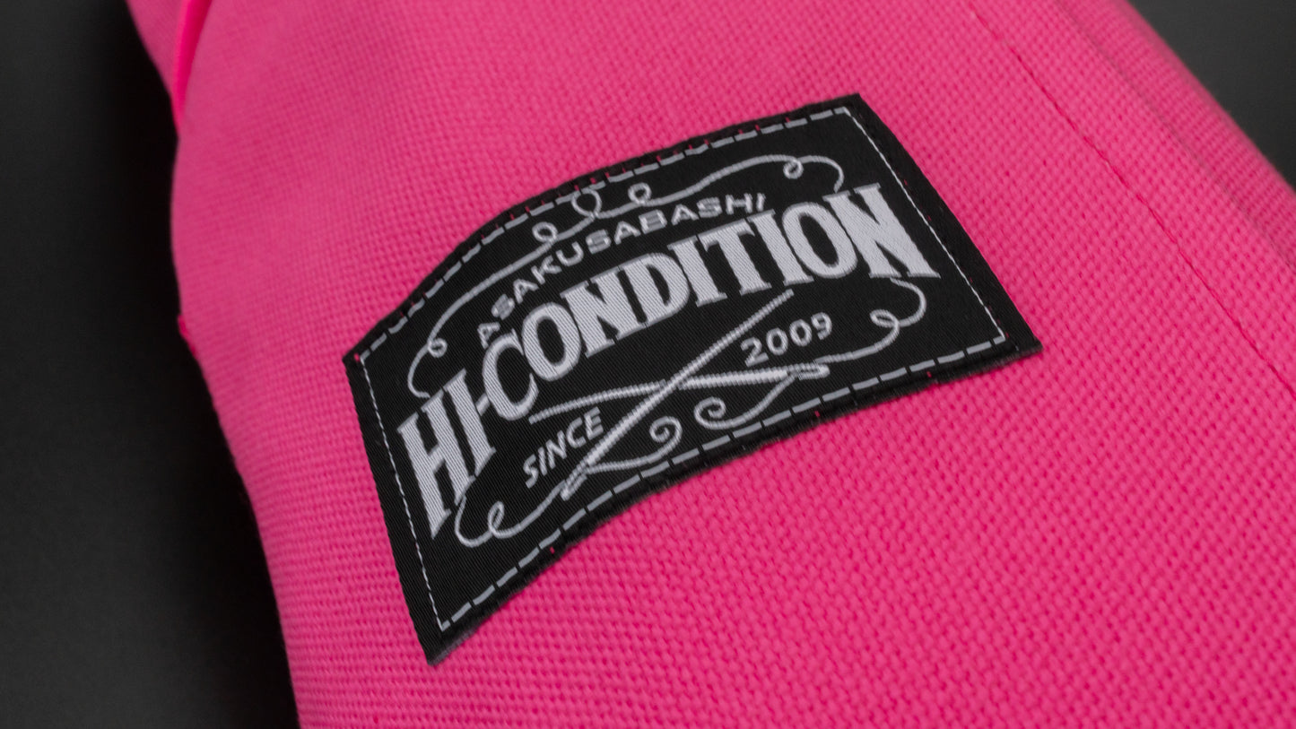 HI-CONDITION Hanpu Canvas 9 Pockets Knife Roll Candy Pink - HITOHIRA