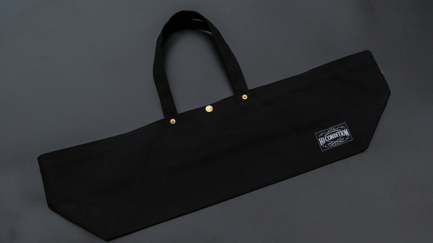 HI-CONDITION Hanpu Canvas Long Tote Bag Black - HITOHIRA