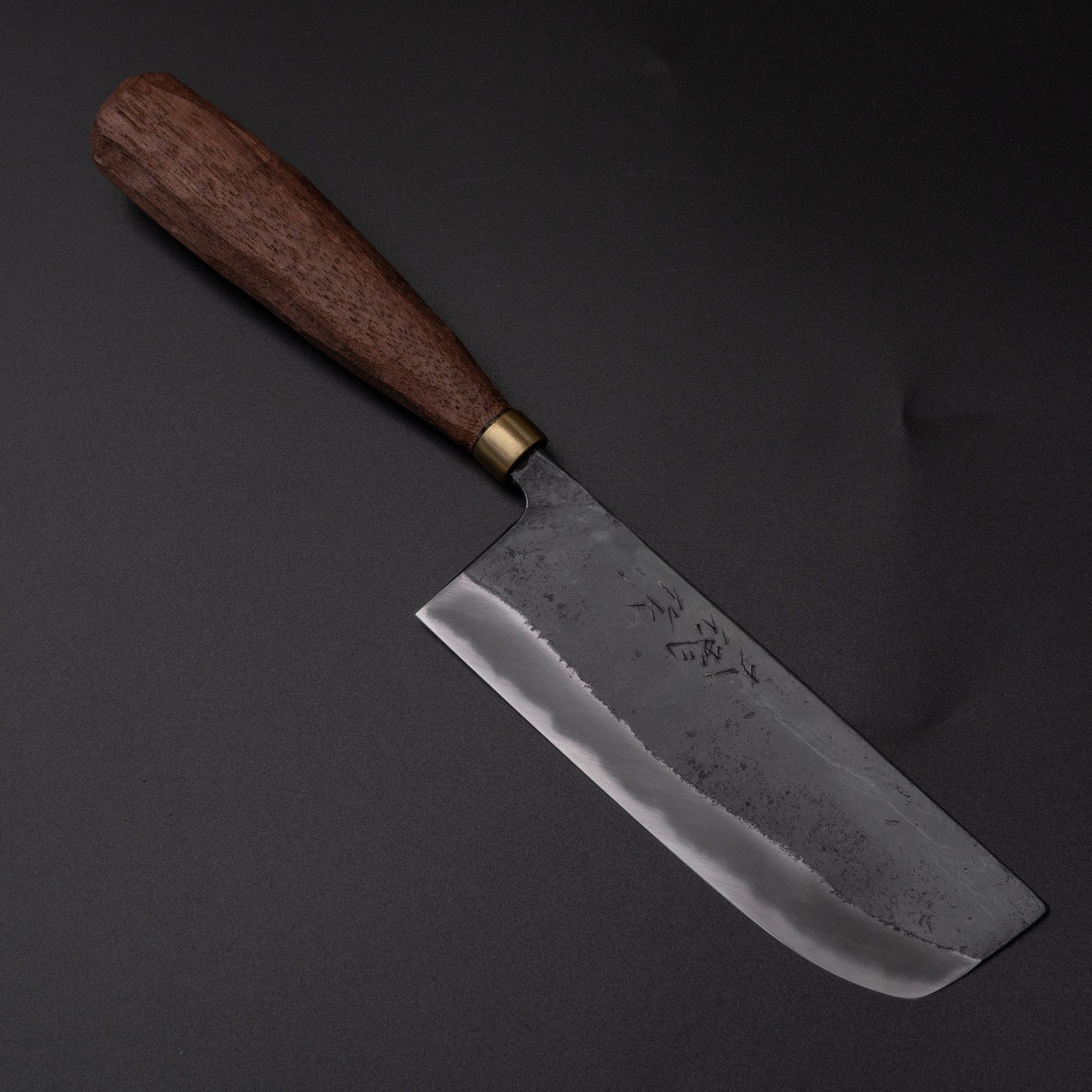 Daitoku Blue #2 Nakiri 120mm Walnut Handle | HITOHIRA