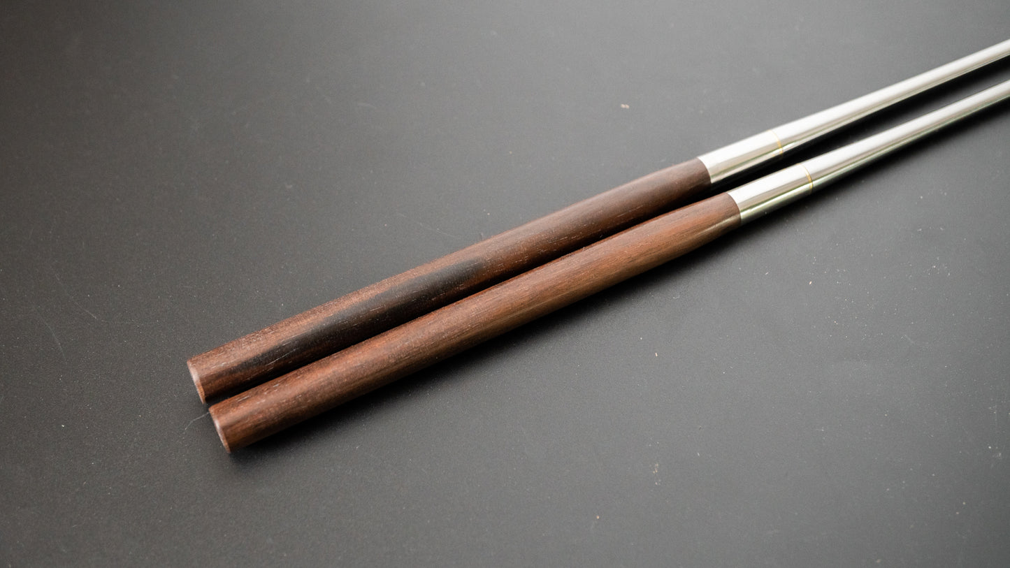 Hitohira Ebony Moribashi Chopstick 210mm Rounded - HITOHIRA